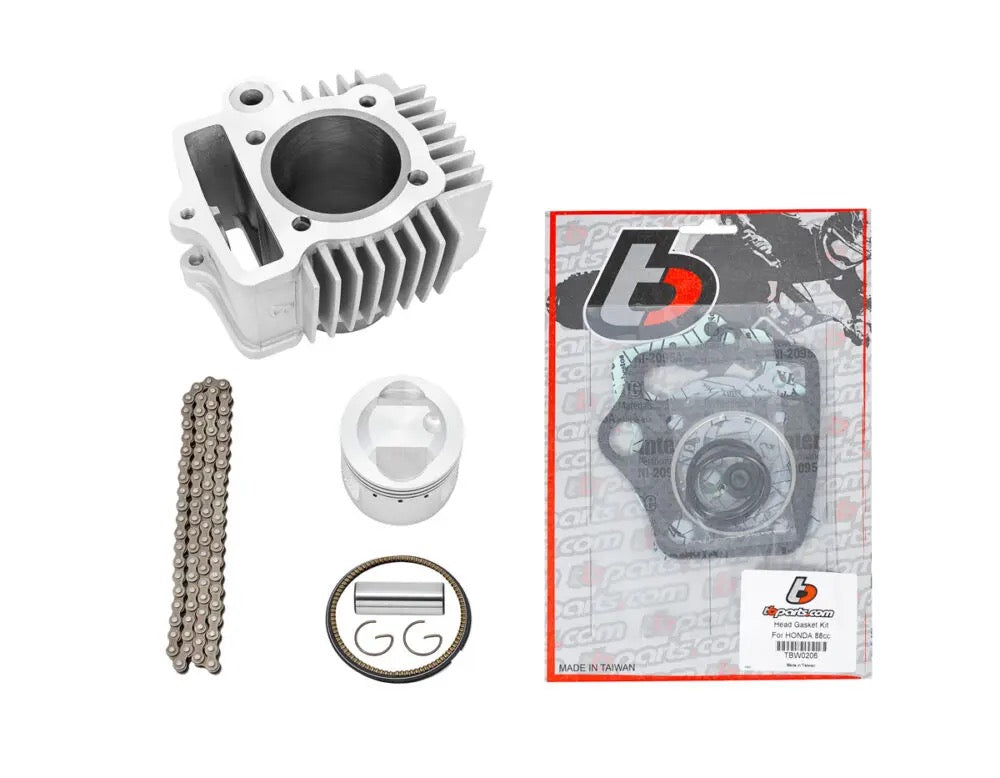 TB Parts 88cc Kit & Cam Chain - 69-81 Z50, 68-81 CT70, SL70, XL70, ATC70 & TRX70, or V1 Race Head